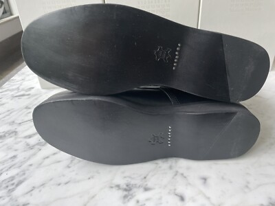 SACAI x HENDER SCHEME FW 16 Mens Leather Combat Boots 44/11 NIB