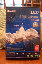 3D Cubic Fun 150 Piece LED Puzzle of The U. S. Capitol - NEW - Factory Sealed