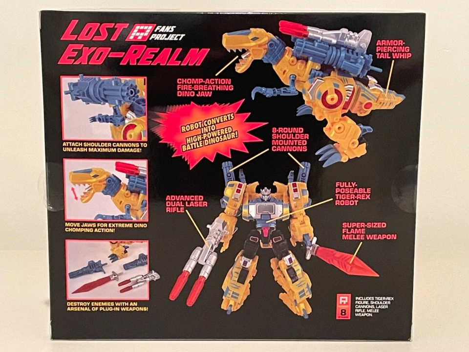 FansProject LER-04G2 Tiger-Rex Lost Exo Realm G2 Grimlock - Image 2 of 4