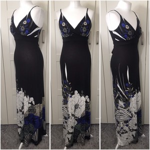 oasis blue floral dress