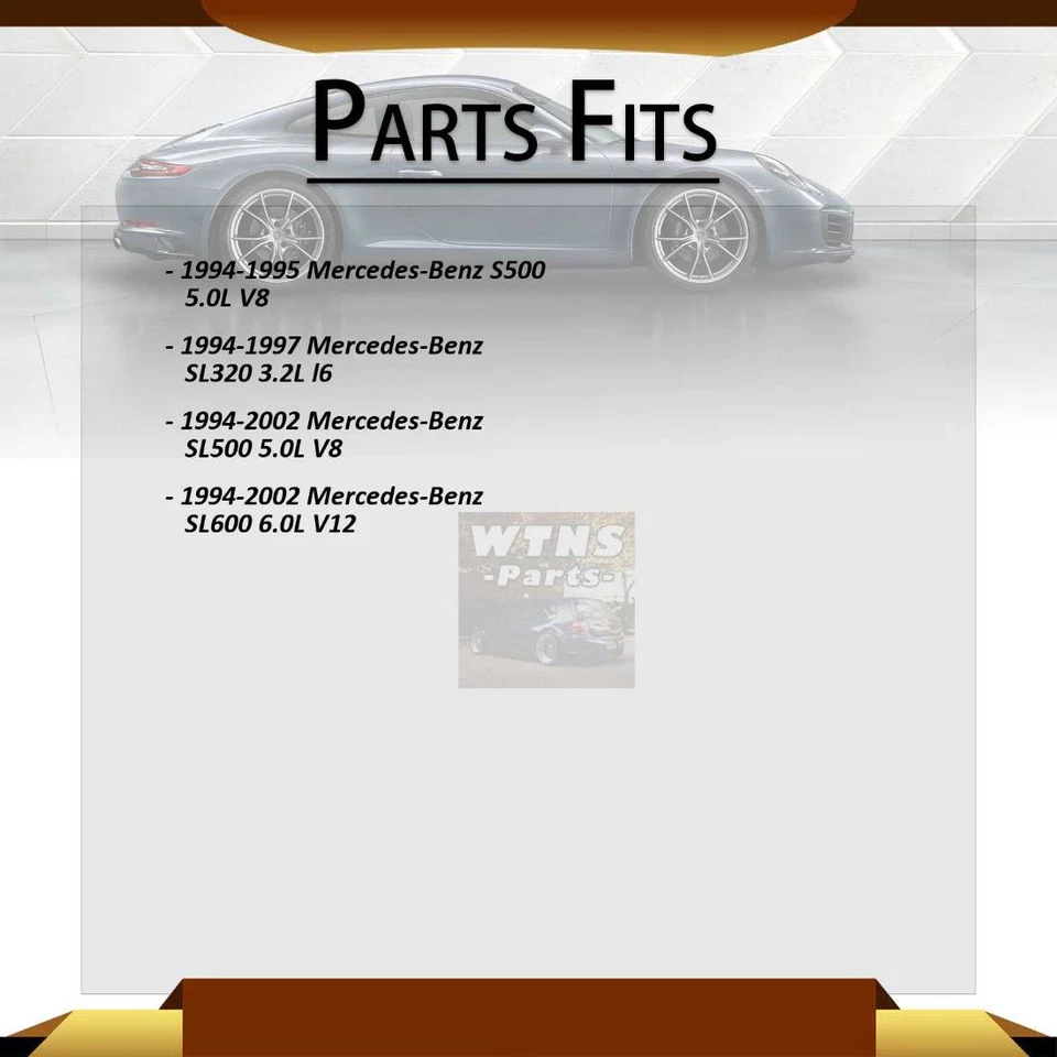 2x Soportes de motor delanteros para Mercedes-Benz S420 1994-1995 4,2 L Foto 3 de 4