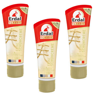 3X Erdal Classic Fine Shoe Cream With Conditioning Oils All Colors Refreshes