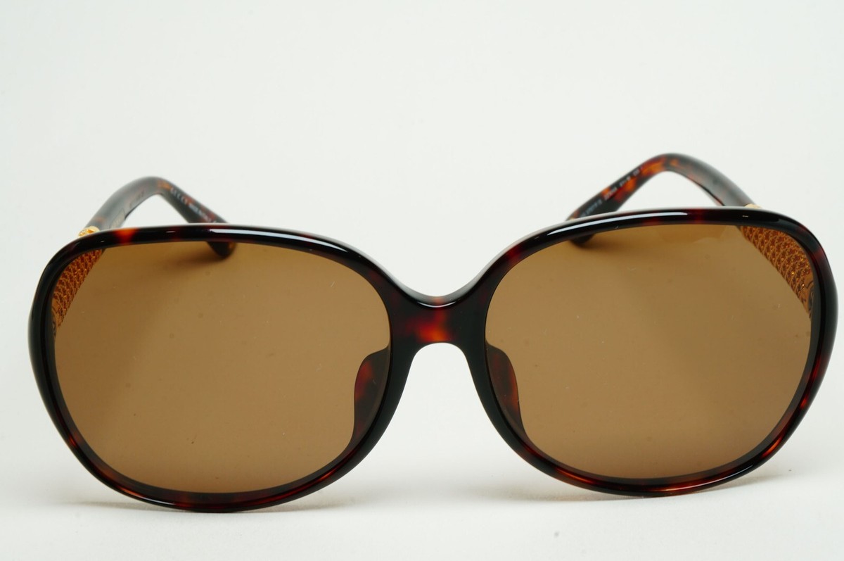 Gucci Sunglasses 2007 Vintage 24k Gold Plated Brown Square GG 3707