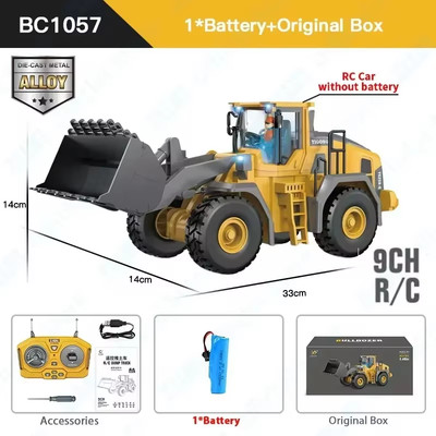 New Remote Control Engineering Vehicle Crawler Truck Bulldozer RC