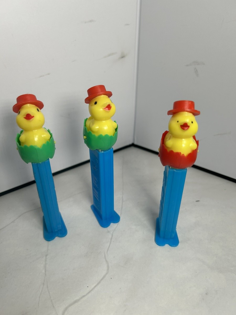 Vintage Chick in Egg PEZ Dispenser Made In Hungary -2. Also 1