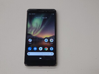 Nokia 6.1 (TA-1045) 32GB - Black (GSM Unlocked) Dual SIM - SMALL ISSUE - N192