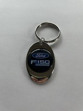 Ford F150 Keychain Lightweight Metal Chrome Style Finish Ford Key Chain