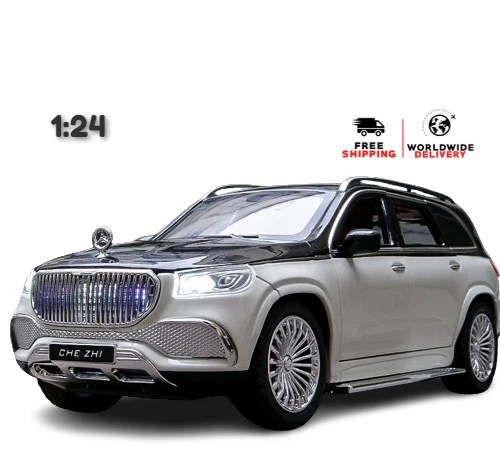 1:24 MAYBACH GLS GLS600 ALLOY LUXY CAR MODEL SIMULATION DIECASTS METAL TOY - Image 3 of 4
