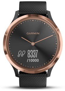 garmin watch black rose gold