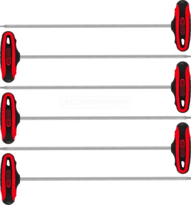 KS Tools T-Handle Torx Angle Pin Wrench Set, 6-Piece 158.8050