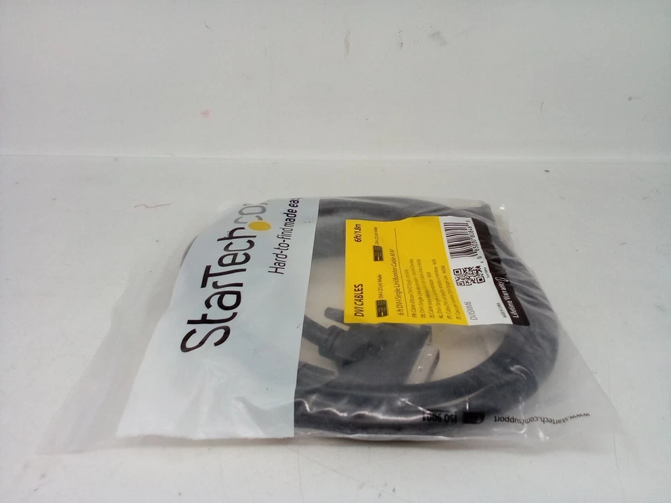 StarTech 6FT/1.8M DVI-I Single Link Monitor Cable M-M - Image 4 of 4