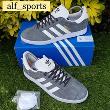 ❤ BNWB & Authentic Adidas Originals ® Gazelle Trainers in Grey Suede UK Size 8