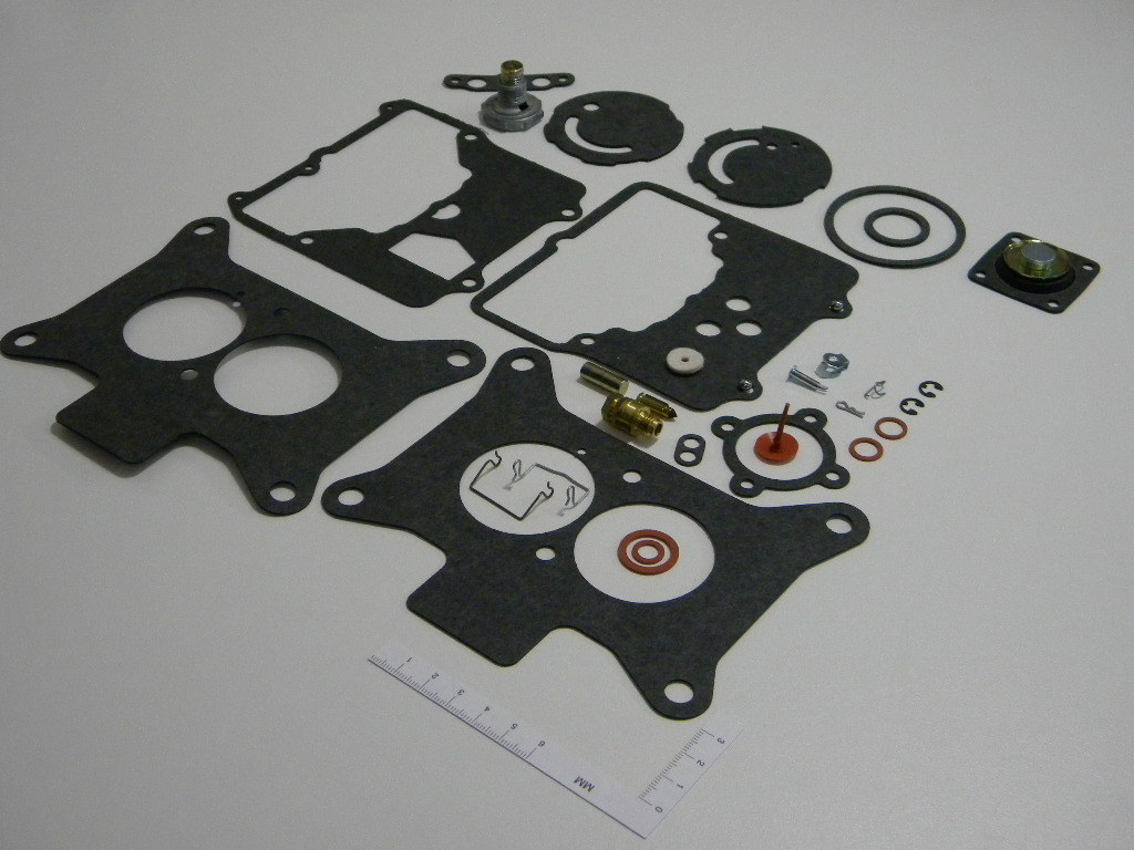 Ford Autolite 2 bbl 2100 Complete Carburetor Kit 19581975 With Brass