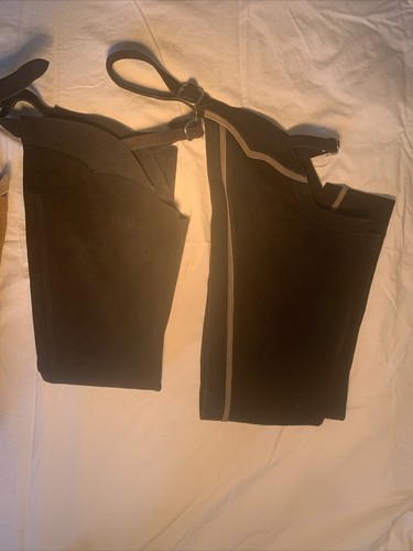 Child's Suede Unisex Chaps Sizes 10 and 12 new - Picture 2 of 2