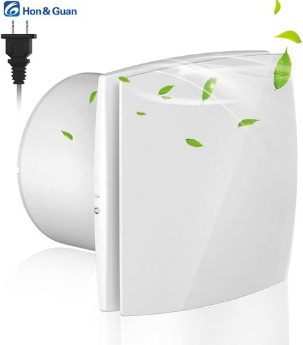 Hon&Guan 6" 150CFM Exhaust Fan Home Ventilator For Bathroom Kitchen Wall Mount - Picture 1 of 10