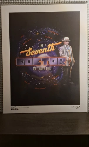 Doctor Who Diamond Collection Seventh 7th Doctor Art Print 60th Anniversary New