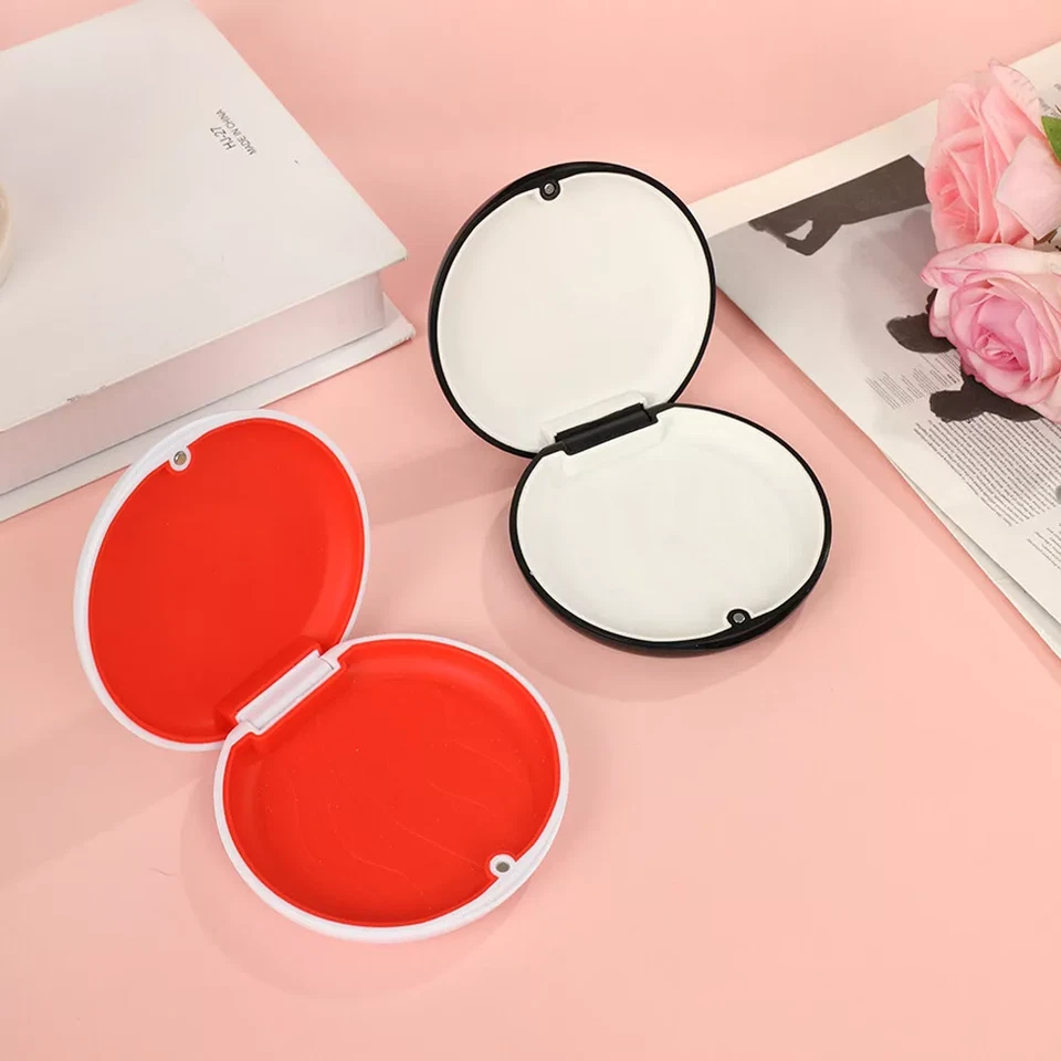 Estuche retenedor para dientes caja contenedor de limpieza oral viaje exterior portátil Foto 2 de 4