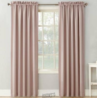 Sun Zero Madison Panel Pairs Blush Light Pink Color 54''Wx84''L 