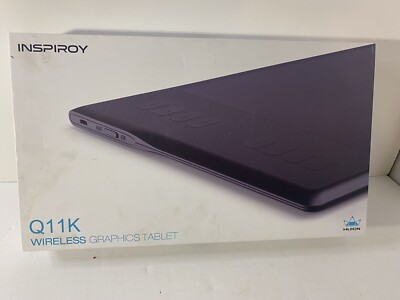 Huion Inspiroy Q11K Black Wireless Graphics Designing Creative Pen Tablet