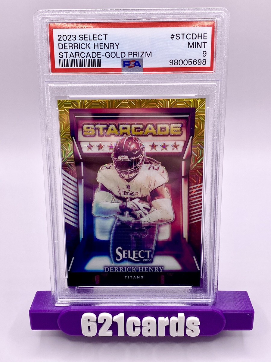 2023 Panini Select - Starcade Derrick Henry #STC-DHE Gold Prizm