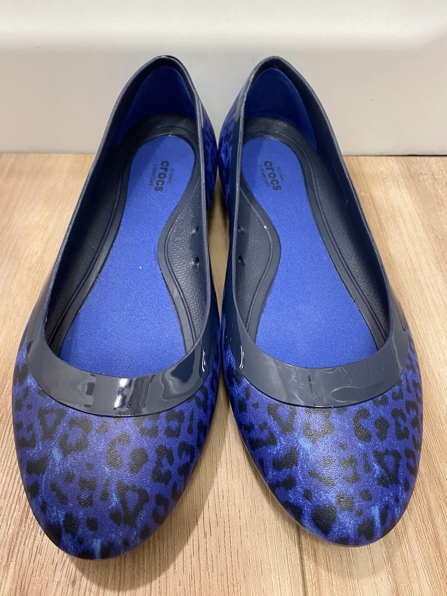 Crocs lina shiny best sale flat