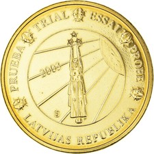 [#385657] Lettonie, 20 Euro Cent, 2003, unofficial private coin, SUP, Cuivre pla