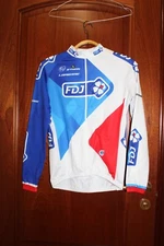 Vintage Btwin Uci world Tour FDJ  Team cycling jersey shirt (warm)- 3
