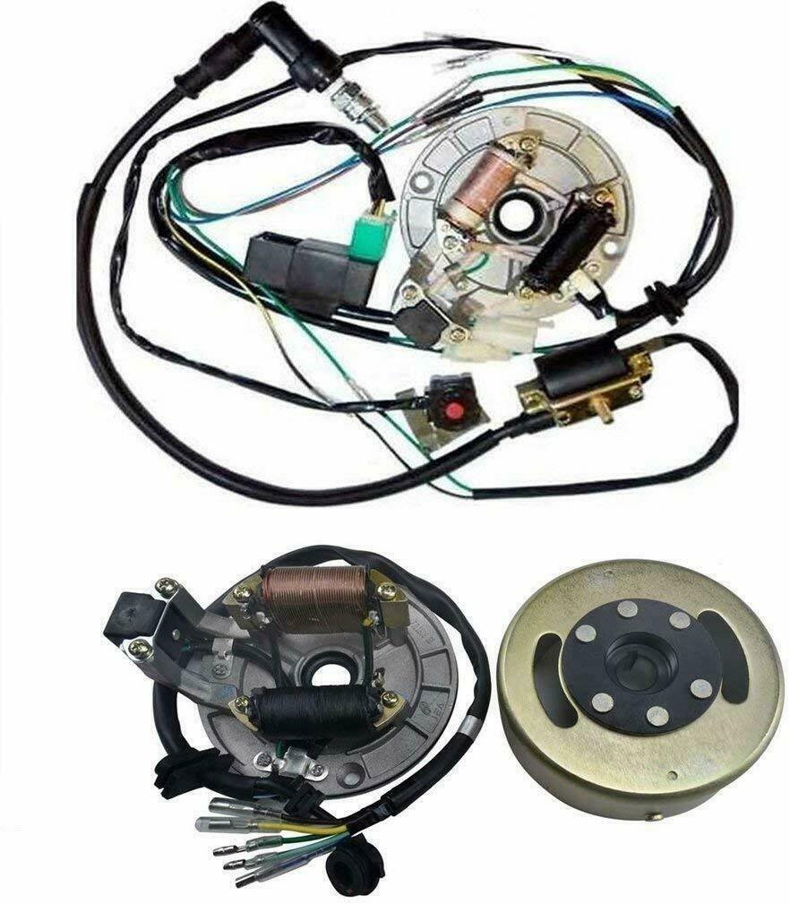 Kick Start Wiring Harness CDI Magneto Stator for 110cc 125cc Pit