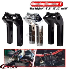 Club Style Pullback Handlebar Riser For Harley Dyna Touring Glide 1'' Clamp Bar