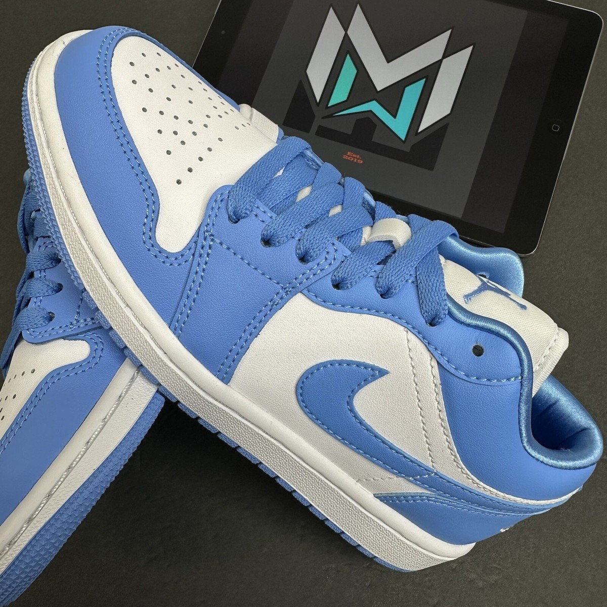 ao様 Nike Air Jordan 1 Low UNC AO9944-441 Women's Size 6.5 NBY | eBay