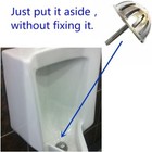 Commercial Washout Urinal Strainer Keeps Drain Clean and from Objects