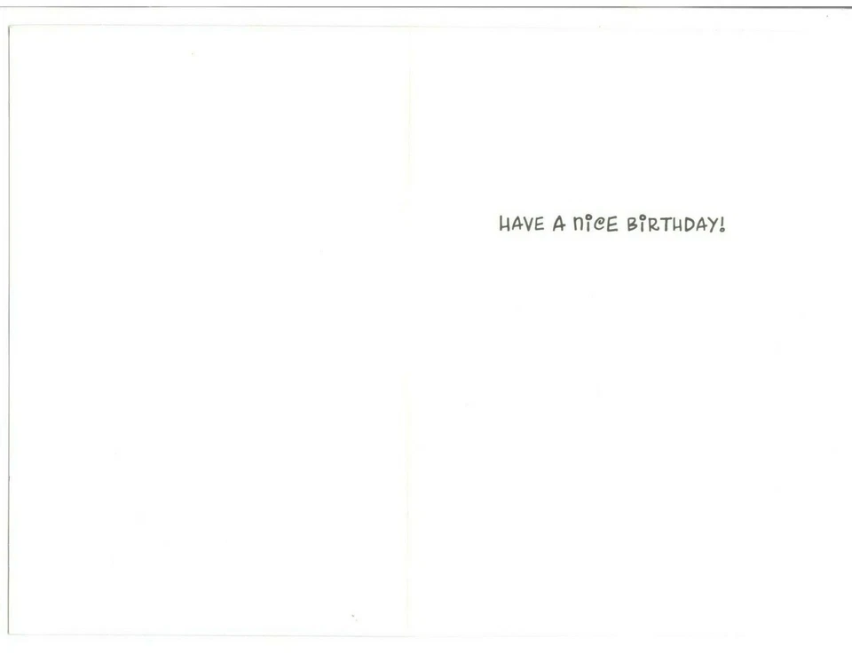 CUPCAKE CANDLE Tender Thoughts Birthday Greeting Card w/ Envelope MG10 - Image 2 of 3