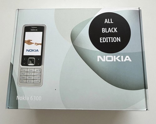 New Sealed Old Stock Nokia 6300 - Black Edition UK Model Rare 2007