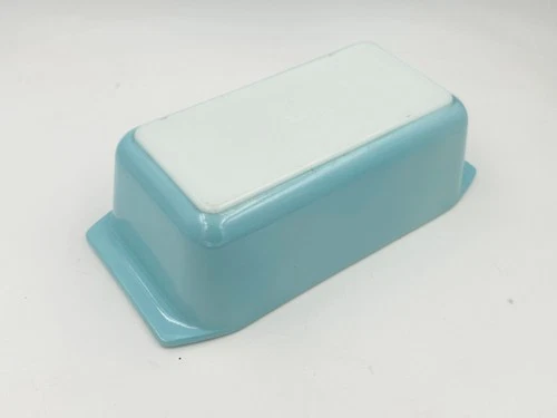 Vintage Pyrex Robin Egg Blue Loaf Pan 213