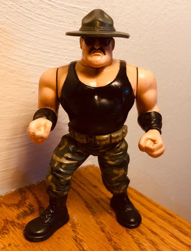 Sgt Slaughter hard to find WWF wrestling FIGURE by...