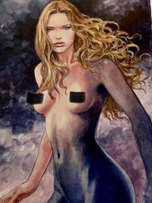   GORGEOUS Milo Manara Print of Jennifer Lawr...