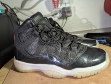 Nike Boys Air Jordan 11 378038-002 Black Basketball Shoes Sneakers Size 5.5 Y