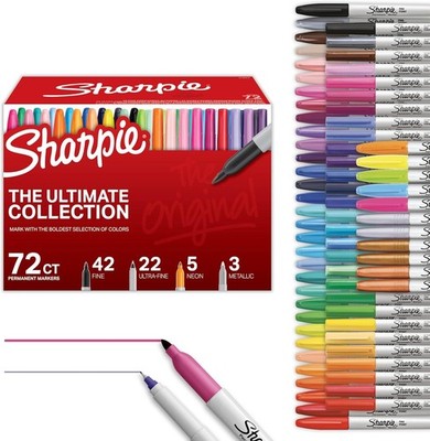 Sharpie Ultimate Collection Permanent Marker - Pack of 72 (1983254) NEW, Sealed!