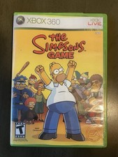 The Simpsons Game Xbox 360 Replacement Case Only