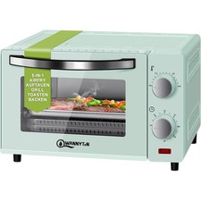 10L Mini Backofen Timer 650W 100-230°C Pizzaofen freistehend Timer Camping NEU