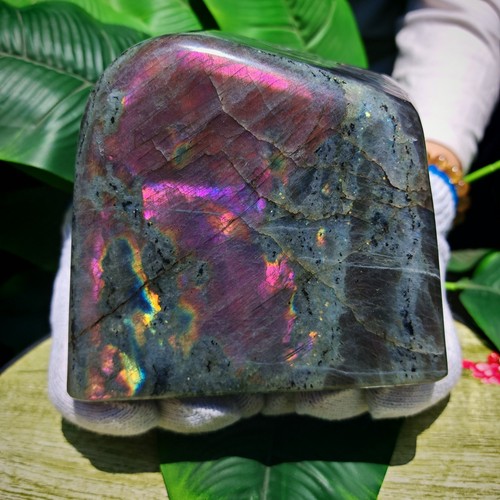 5,61 Pfund TOP Natürlicher Lila Licht Labradorit Quarz Spektrolit Kristall - Bild 5 von 7