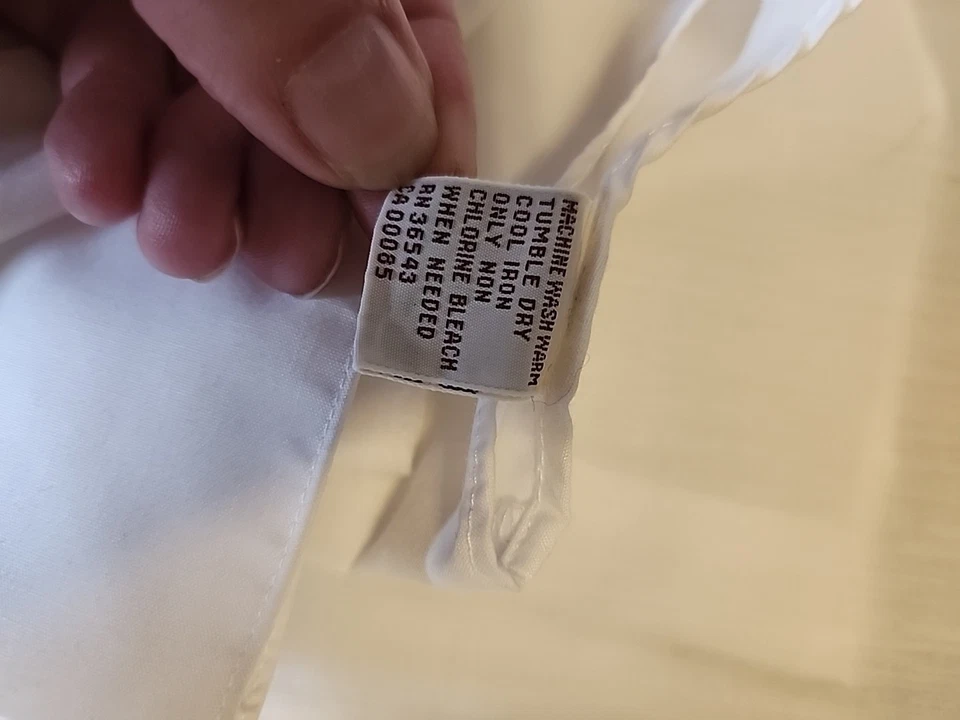 Etienne Aigner Men's White Button Down Dress Shirt 16 34/35 - Image 4 of 4