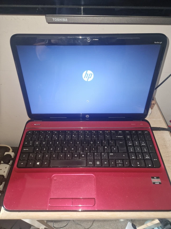 HP PAVILION G6 15.6" LAPTOP  i5 4GB  RED  - Image 3 of 4
