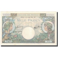 [#592630] France, 1000 Francs, 1 000 F 1942-1943   Déesse Déméter  , 1944-07-13