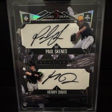 2024 Wild Card 5 Card Draw Auto Black Silver Foil Paul Skenes Henry Davis 1/1