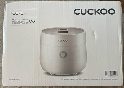 Cuckoo CR-0675F 6-Cup Micom Rice Cooker 13 Menu Options New