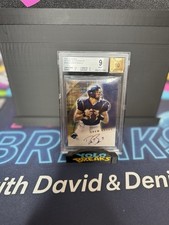 Drew Brees 2001 BOWMAN ROOKIE ON CARD AUTO #BADB - BGS 9 / AUTO 10!!!