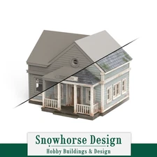 Post Office (Unpainted) | Shoreline Collection (HO Scale 1:87)