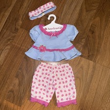 AG Bitty Baby Twins Doll Spring Picnic Pants Set W Headband 2007