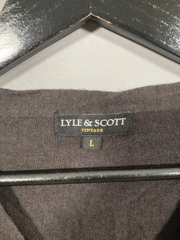 LYLE & SCOTT WOOL Cardigan - Large - Brown - Good Condition - Mens - Image 2 of 4
